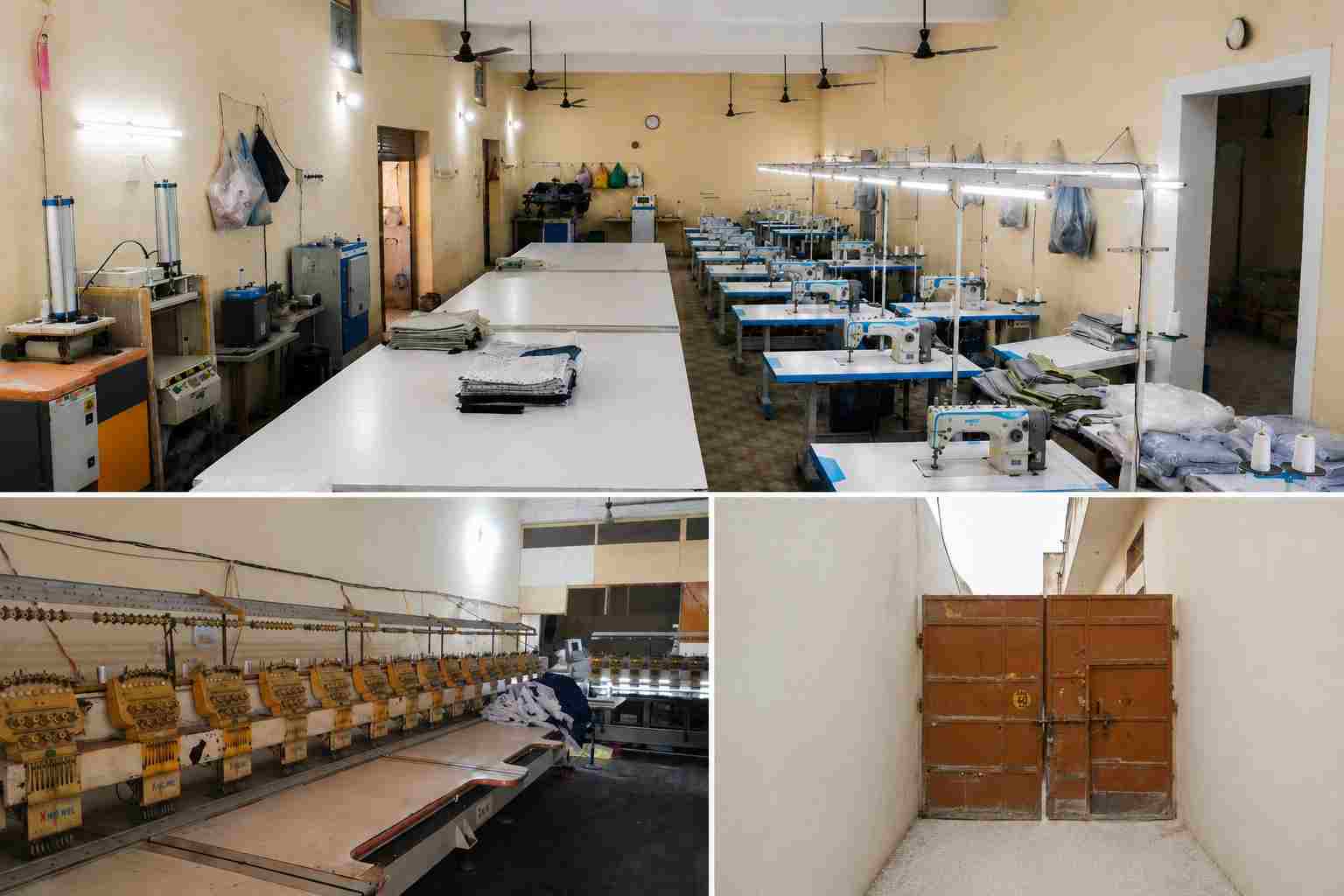 Home textile packaging production facility manufacturing bags for wholesale orders